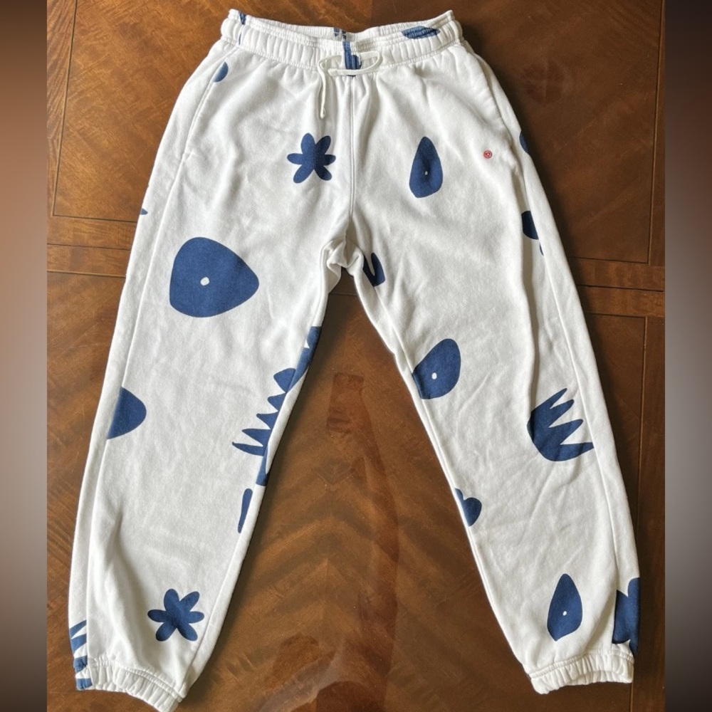 Nike Women’s Jordan Artist Series Fleece White Sweatpants Size Small